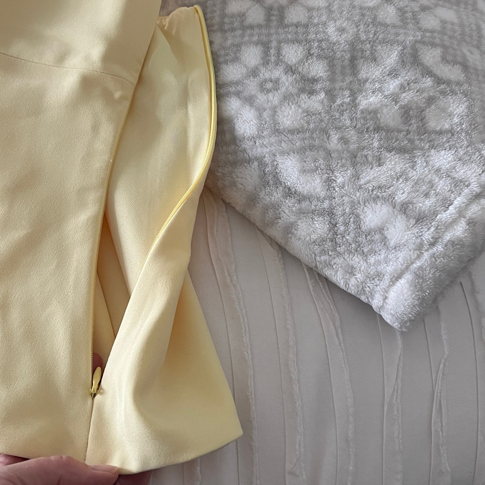 Zara Elegant Pale Yellow sleeveless top - Picture 6 of 6